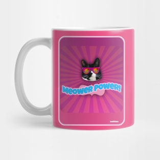 Meower Power Epic Cat Design Mug